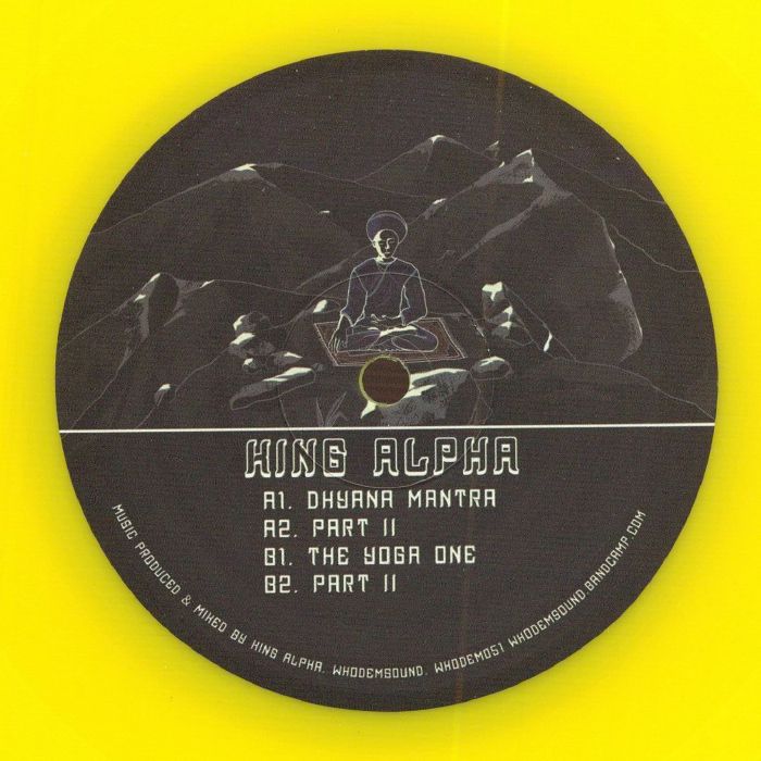 KING ALPHA - Dhyana Mantra vinyl sleeve