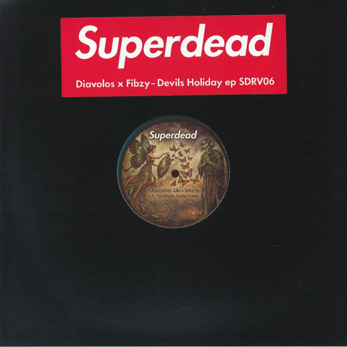 DIAVOLOS/FIBZY - Devil's Holiday EP vinyl sleeve