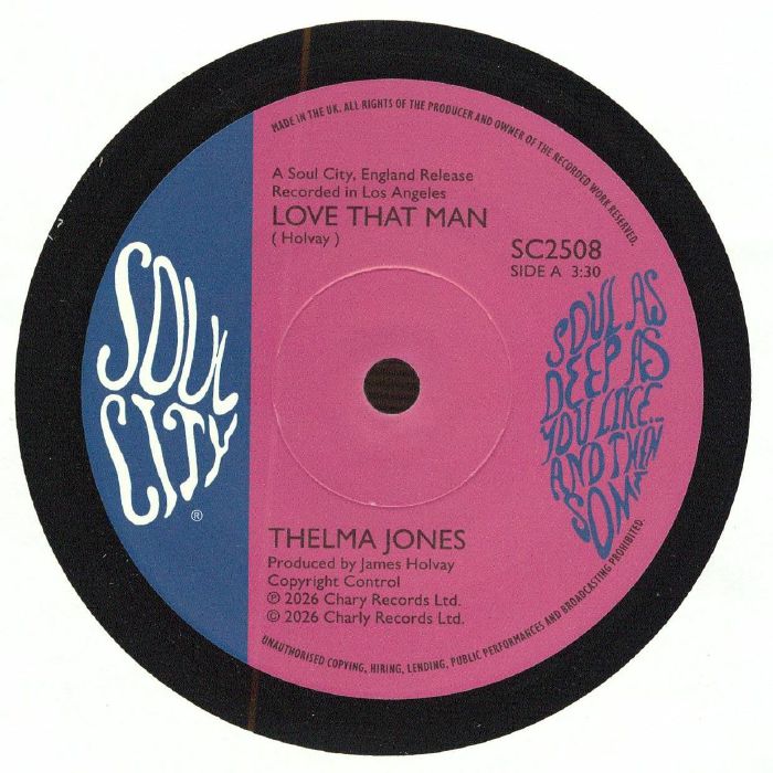 JONES, Thelma - Love That Man (reissue) vinyl sleeve