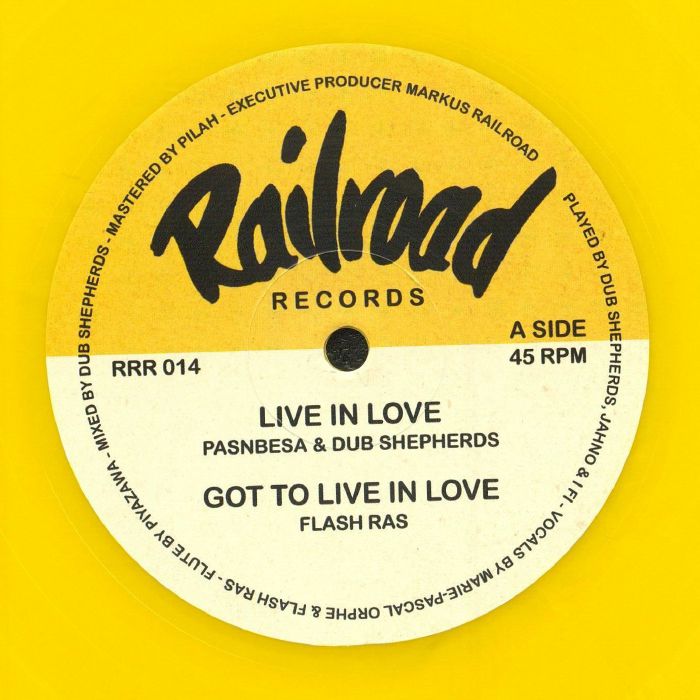 PASNBESA/DUB SHEPHERDS/FLASH RAS/PIYAZAWA - Live In Love vinyl sleeve
