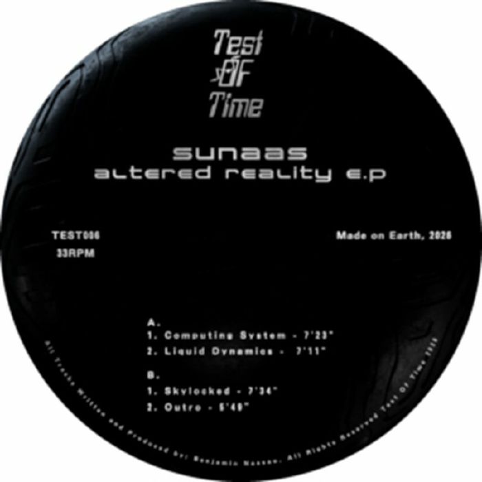 SUNAAS - Altered Reality EP vinyl sleeve