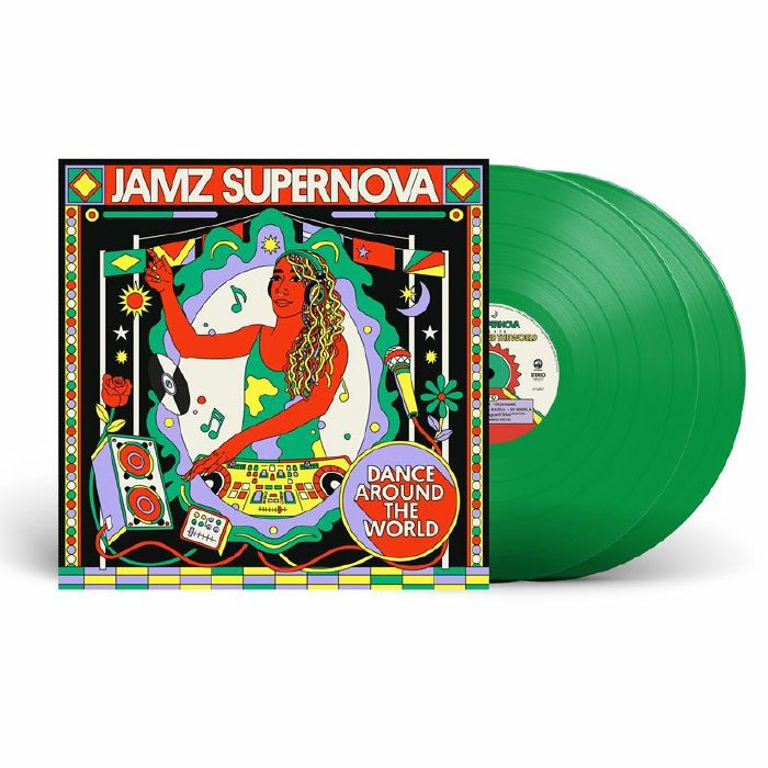 JAMZ SUPERNOVA - Dance Around The World vinyl sleeve