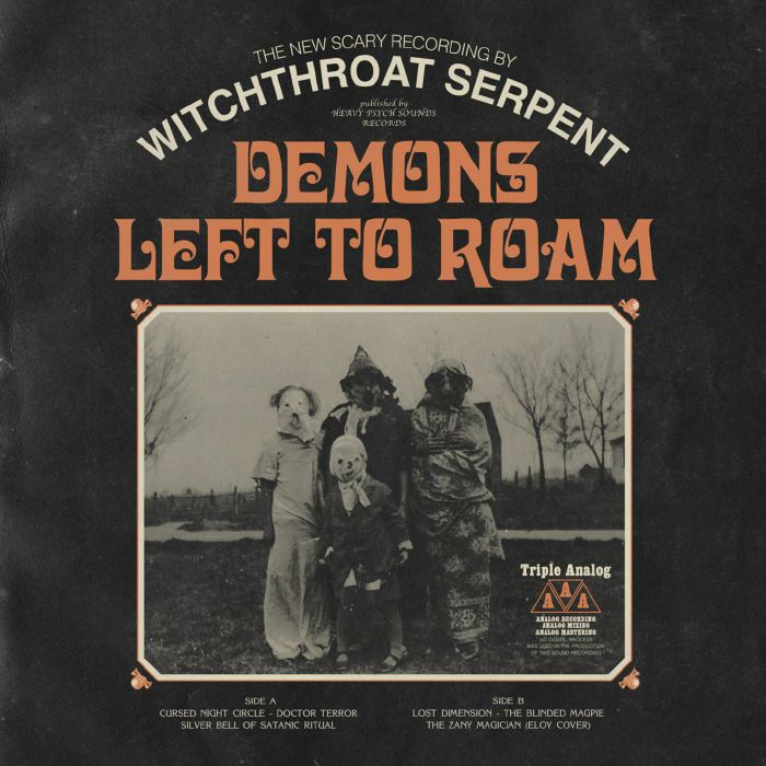 WITCHTHROAT SERPENT - Demons Left To Roam vinyl sleeve
