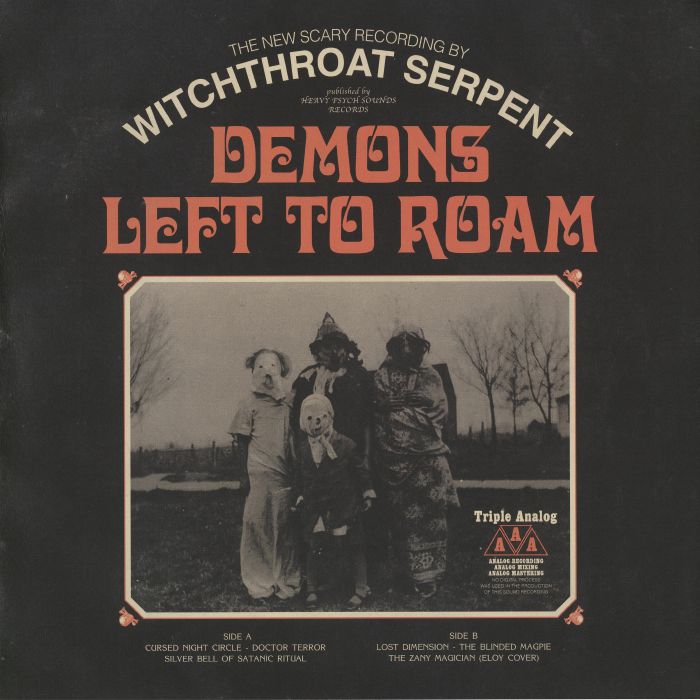 WITCHTHROAT SERPENT - Demons Left To Roam vinyl sleeve