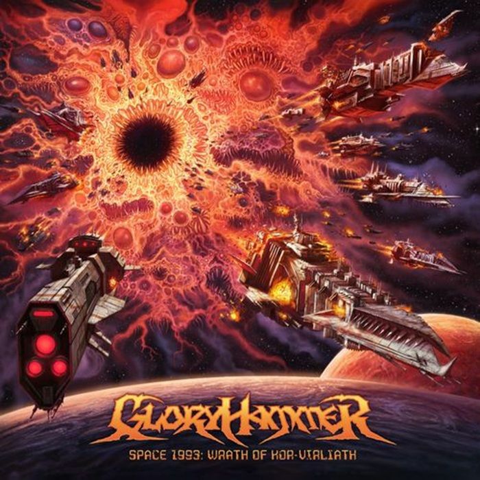 GLORYHAMMER - Space 1993: Wrath Of Kor-virliath vinyl sleeve