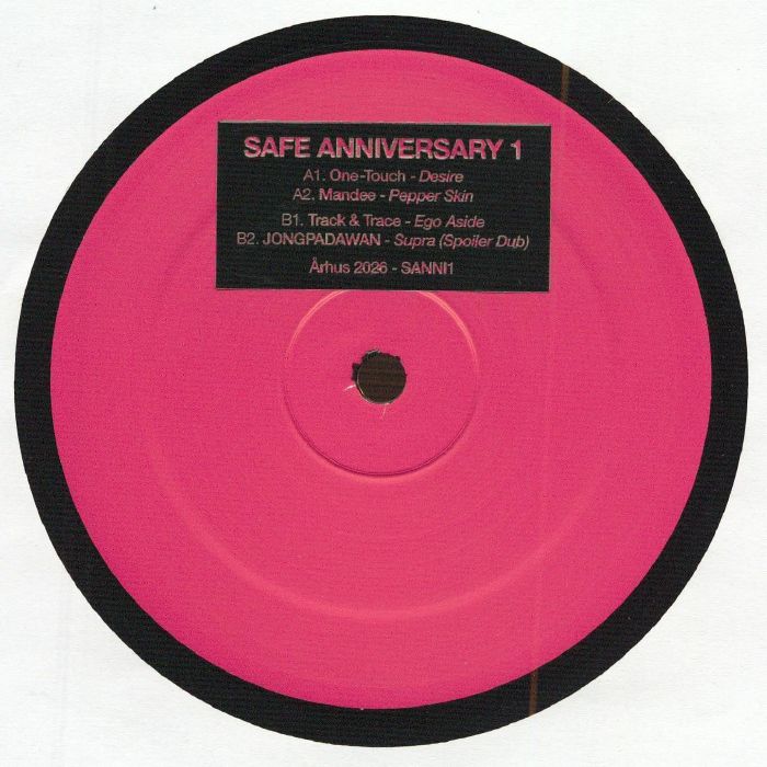 ONE TOUCH/MANDEE/TRACK & TRACE/JONGPADAWAN - Safe Anniversary EP vinyl sleeve