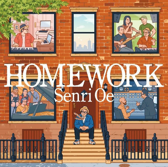 OE, Senri - Homework vinyl sleeve
