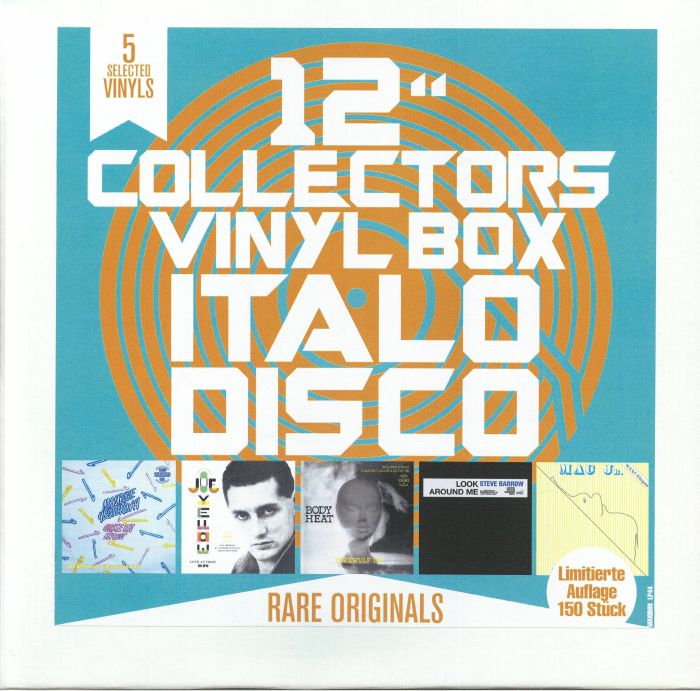 YESTERDAY, Maurice/JOE YELLOWFOKEWULF 190/STEVE BARROW/MAC JR - 12" Collector's Vinyl Box: Italo Disco vinyl sleeve