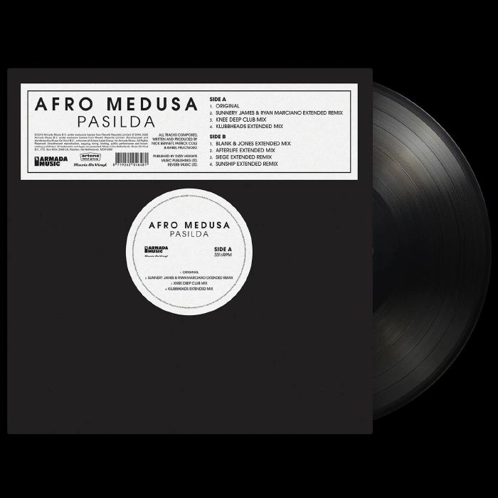 AFRO MEDUSA - Pasilda (reissue) vinyl sleeve