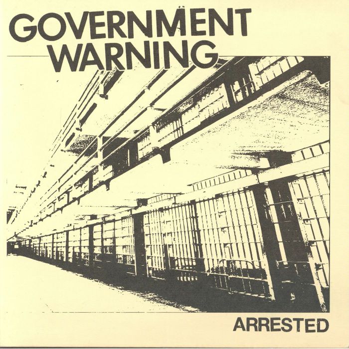 GOVERNMENT WARNING - Arrested vinyl sleeve