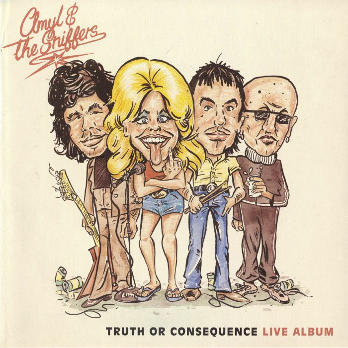 AMYL & THE SNIFFERS - Truth Or Consequence: Live From El Coyote vinyl sleeve