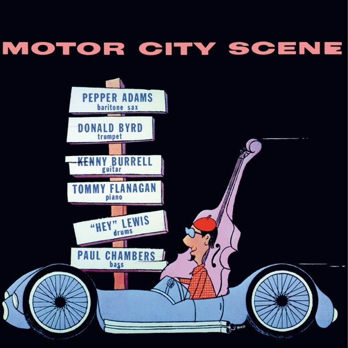 BYRD, Donald/PEPPER ADAMS - Motor City Scene (reissue) vinyl sleeve