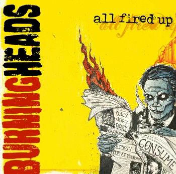 BURNING HEADS - All Fired Up vinyl sleeve