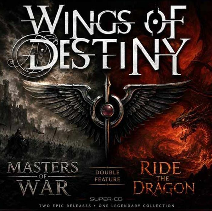 WINGS OF DESTINY - Masters Of War & Ride The Dragon (Special Edition) vinyl sleeve