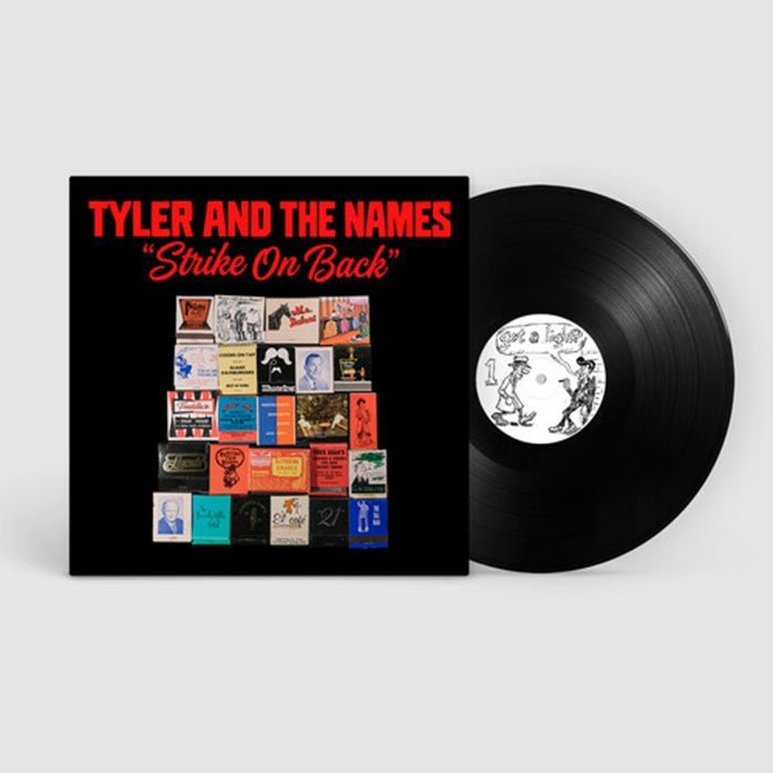 TYLER & THE NAMES - Strike On Back vinyl sleeve