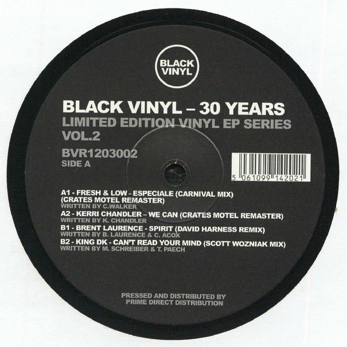 FRESH & LOW/KERRI CHANDLER/BRENT LAURENCE/KING DK - 30 Years Volume 2 vinyl sleeve