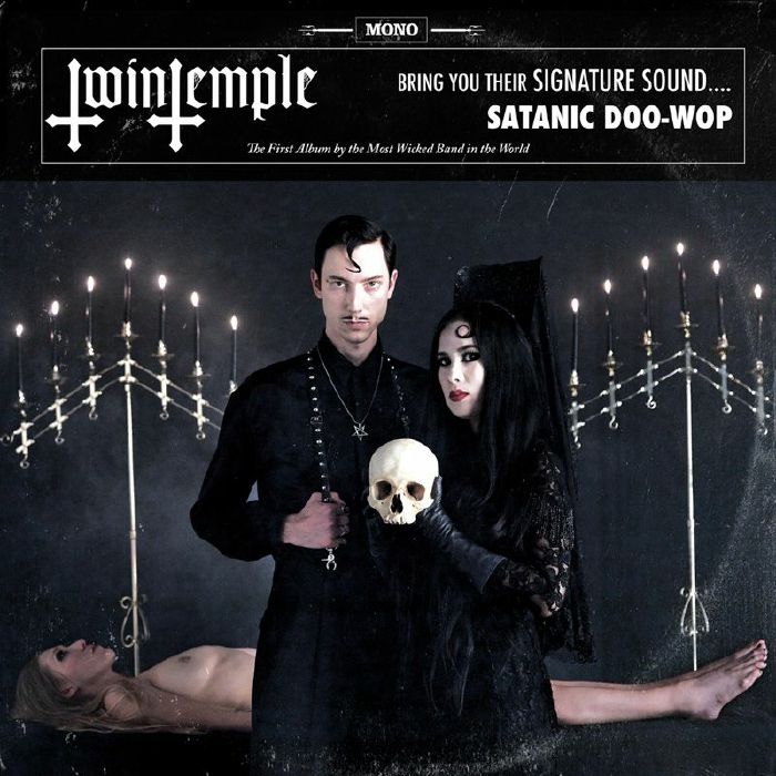 TWIN TEMPLE - Twin Temple: Bring You Their Signature Sound Satanic Doo Wop (reissue) vinyl sleeve