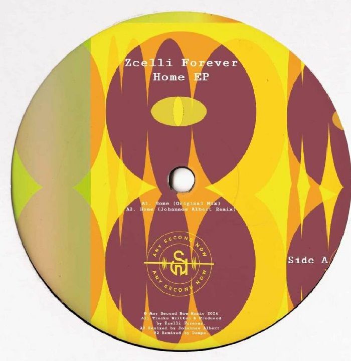 ZCELLI FOREVER/JOHANNES ALBERT/DOMPE - Home EP vinyl sleeve
