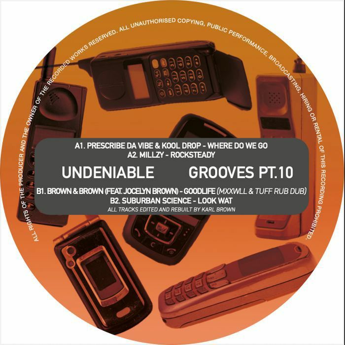 VARIOUS - Undeniable Grooves Pt 10 - The Man In The Tracksuit vinyl sleeve