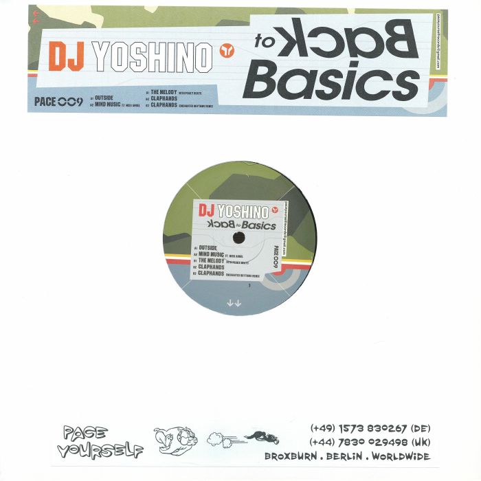 DJ YOSHINO - Back To Basics vinyl sleeve
