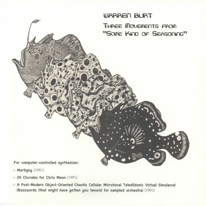BURT, Warren - Three Movements From Some Kind Of Seasoning vinyl sleeve