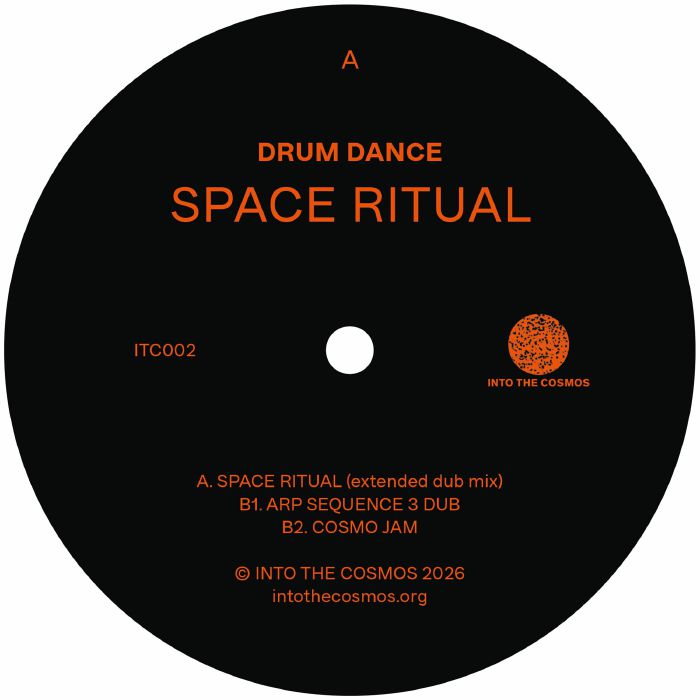 DRUM DANCE - Space Ritual vinyl sleeve