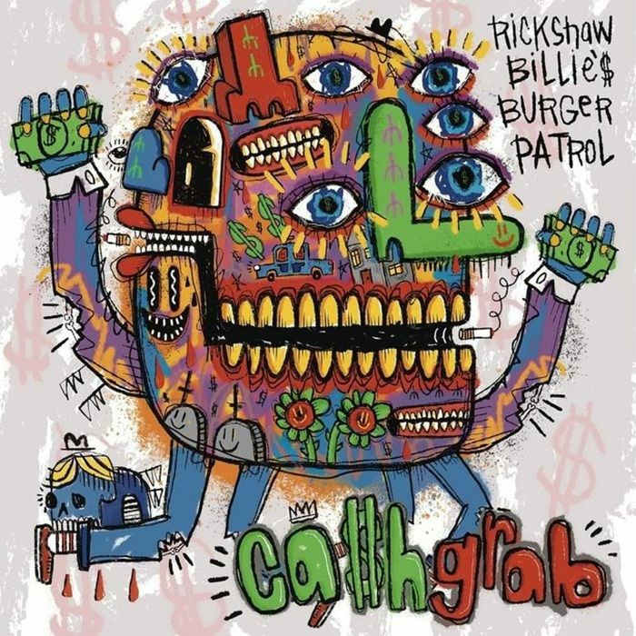 RICKSHAW BILLIE'S BURGER PATROL - Cash Grab vinyl sleeve