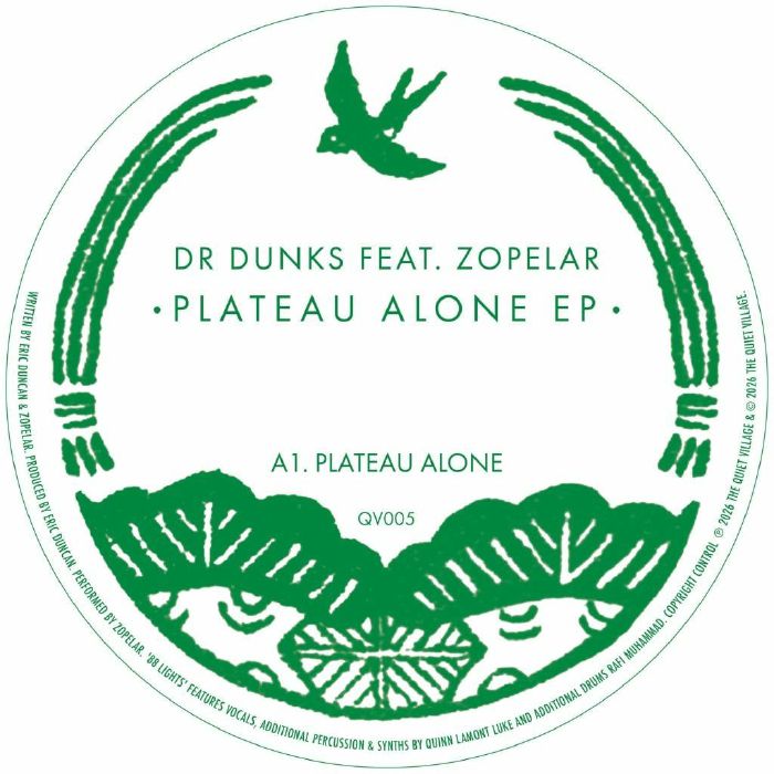 DR DUNKS feat ZOPELAR - Plateau Alone EP vinyl sleeve