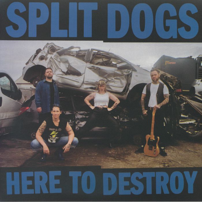 SPLIT DOGS - Here To Destroy (reissue) vinyl sleeve