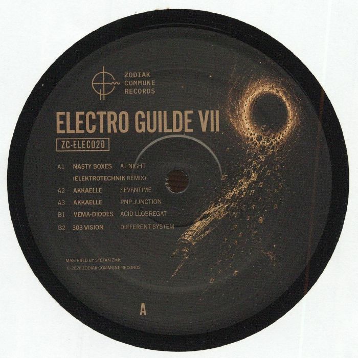NASTY BOXES/AKKAELLE/VEMA DIODES/303 VISION - The Electro Guilde VII vinyl sleeve
