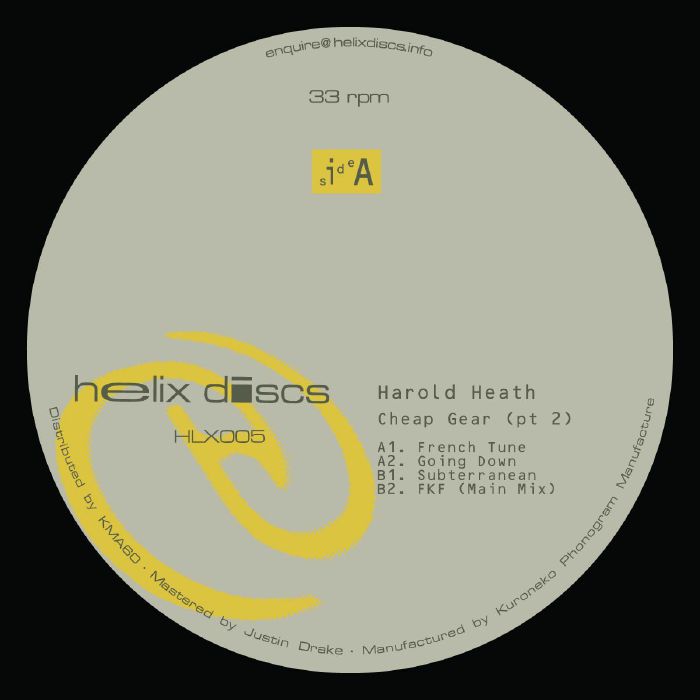 HEATH, Harold - Cheap Gear Part 2 vinyl sleeve