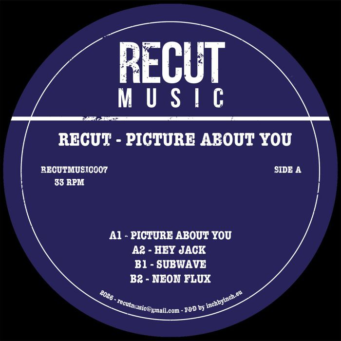 RECUT - Picture About You vinyl sleeve