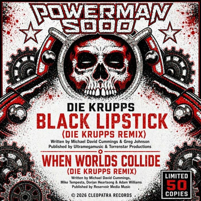 POWERMAN 5000 - When Worlds Collide (Die Krupps Remix) vinyl sleeve