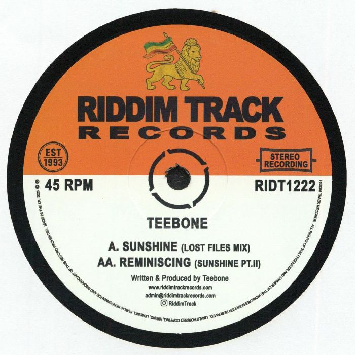 TEEBONE - Sunshine vinyl sleeve