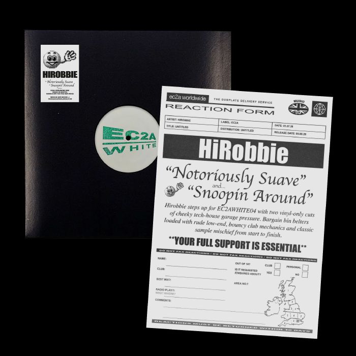 HIROBBIE - Notoriously Suave vinyl sleeve