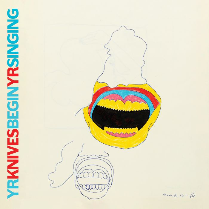 YR KNIVES - Begin Yr Singing vinyl sleeve