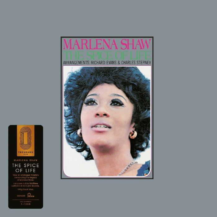 SHAW, Marlena - The Spice Of Life (Thousand Club) vinyl sleeve