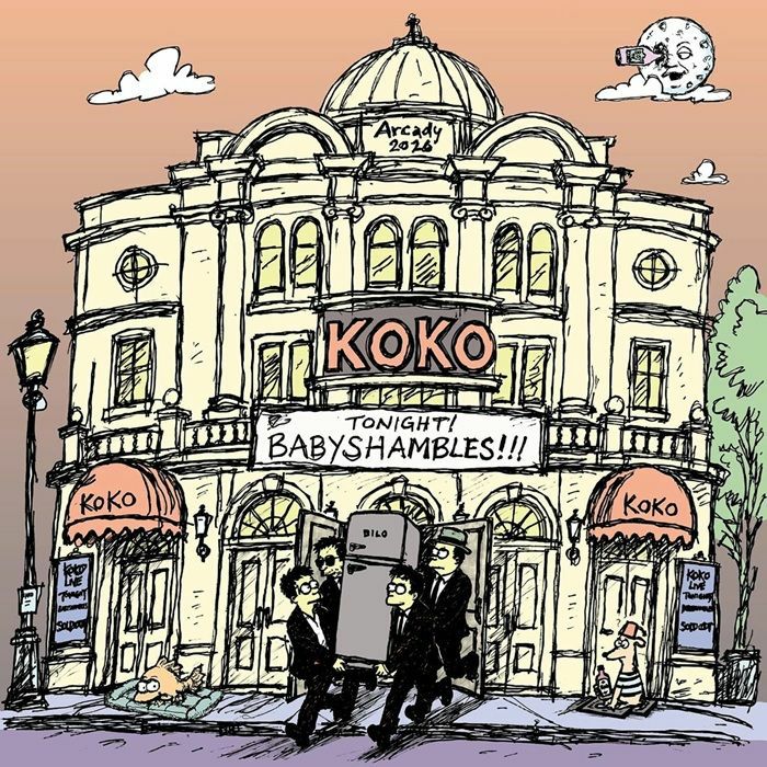 BABYSHAMBLES - Live At Koko vinyl sleeve