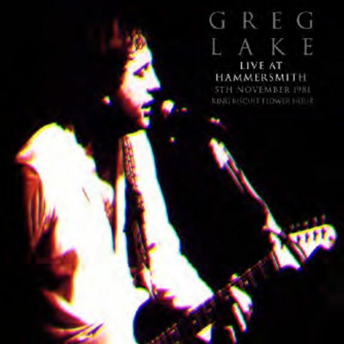 LAKE, Greg - Live At Hammersmith Nov 5th 1981: King Biscuit Flower Hour Live vinyl sleeve