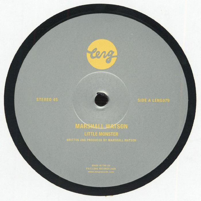 WATSON, Marshall - Little Monster vinyl sleeve