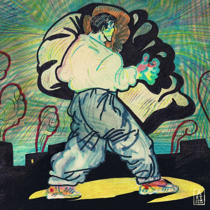 OMASTA - Hits Different vinyl sleeve