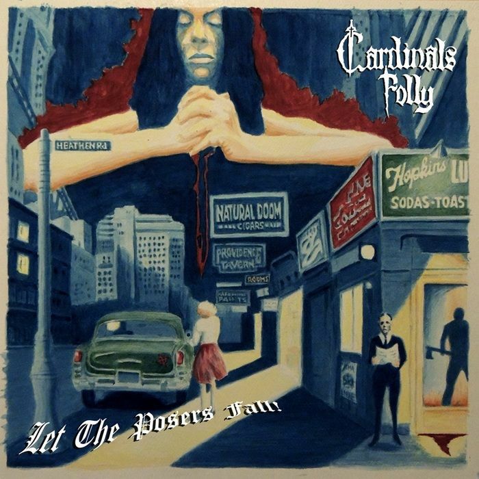 CARDINALS FOLLY - Let The Posers Fall! vinyl sleeve