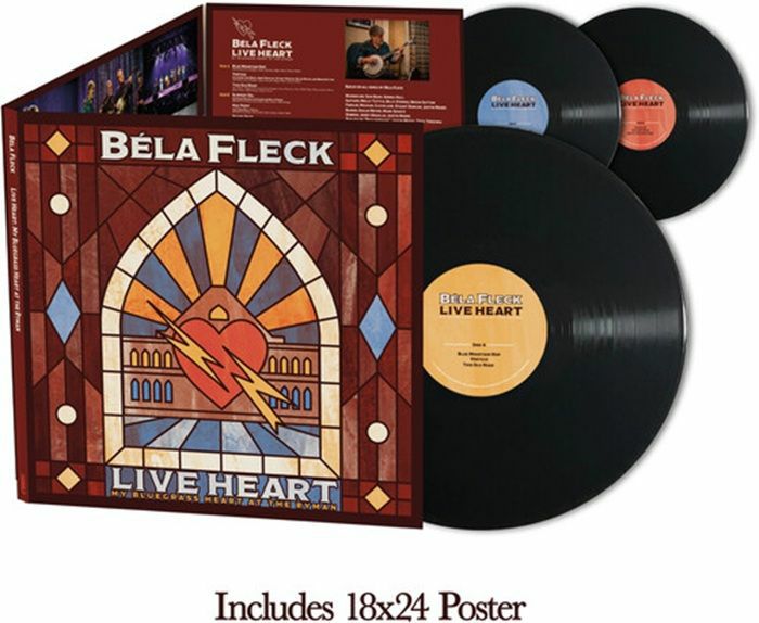 FLECK, Bela - Live Heart: My Bluegrass Heart At The Ryman vinyl sleeve