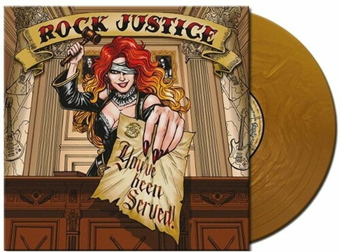ROCK JUSTICE - You've Been Served vinyl sleeve