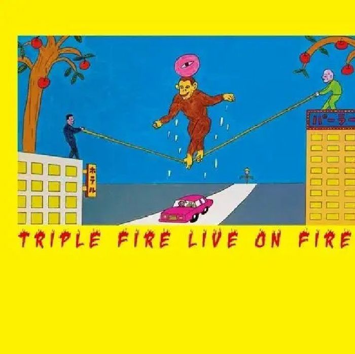TRIPLE FIRE - Live On Fire vinyl sleeve