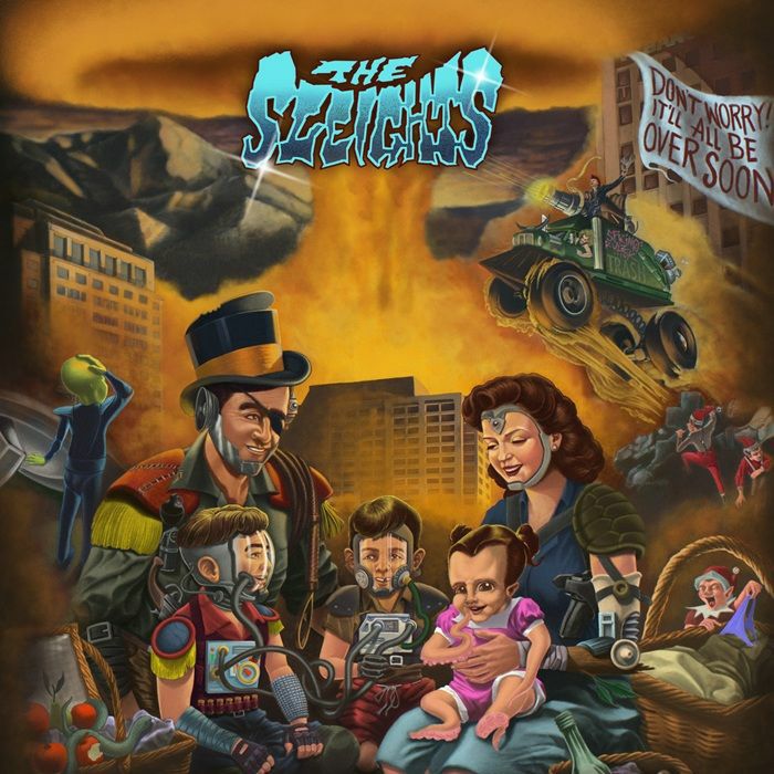 SLEIGHTS, The - Don't Worry It'll All Be Over Soon vinyl sleeve