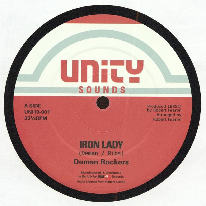 DEMON ROCKERS - Iron Lady vinyl sleeve