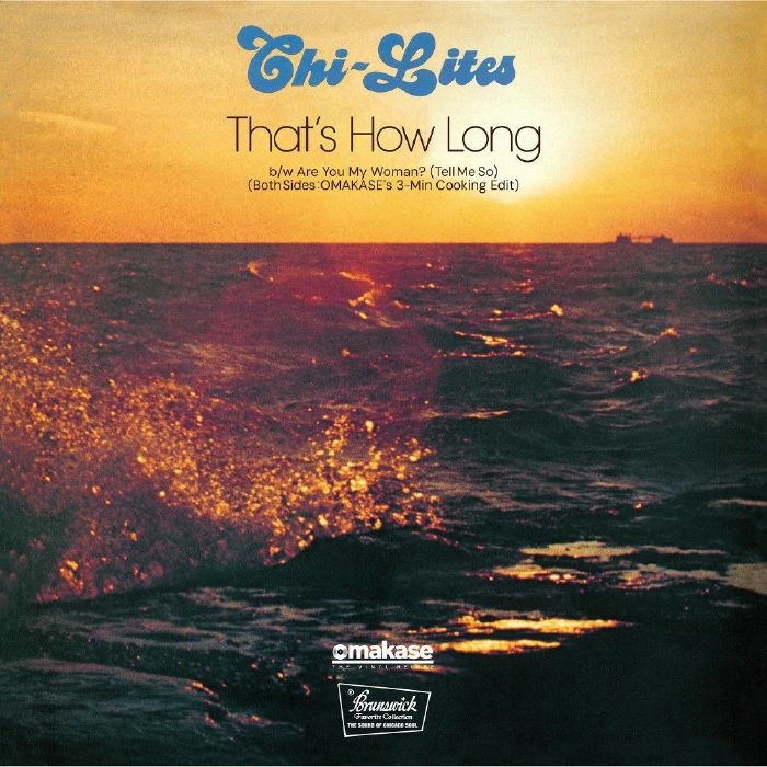 CHI LITES, The - That's How Long (Omakase Edits) vinyl sleeve