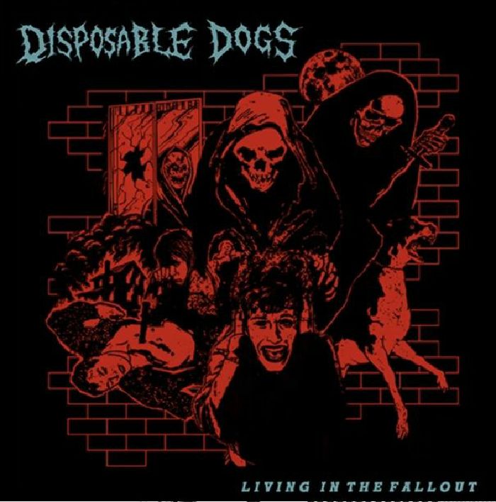 DISPOSABLE DOGS - Living In The Fallout vinyl sleeve