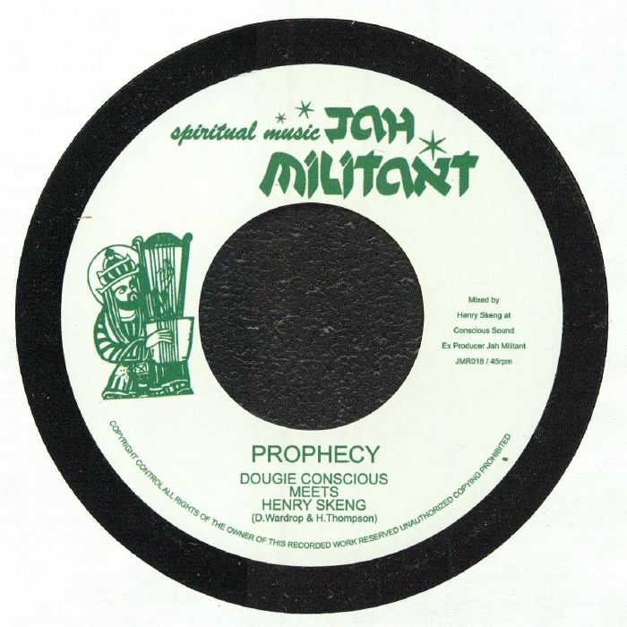 DOUGIE CONSCIOUS meets HENRY SKENG - Prophesy vinyl sleeve